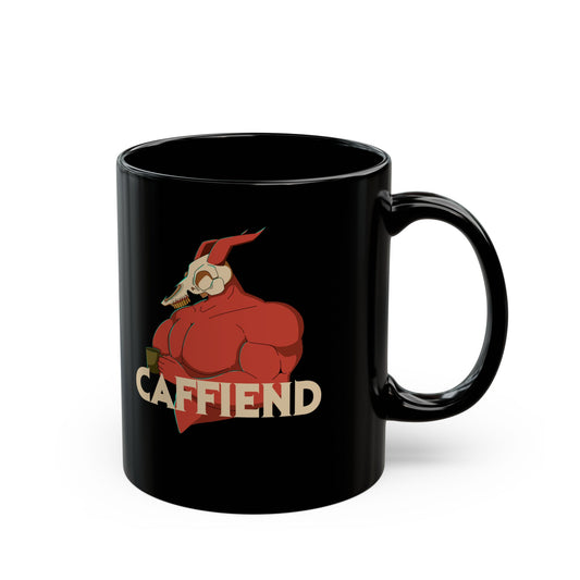 Caffiend Black Mug (11oz, 15oz)